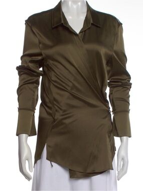 SER.O.YA Silk Long Sleeve Top